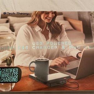 New in Box: USB Powered Wireless Charger & Mug Warmer